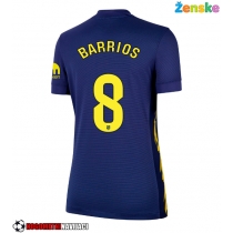 Ženske Nogometnih dresov Atletico Madrid Pablo Barrios #8 Gostujoči 2025-26 Kratki rokavi